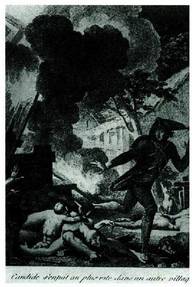 Voltaire: �Candide�. Moreau le Jeune-ren irudia.<br><br>